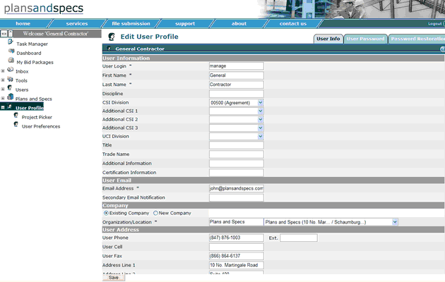 User Profile
